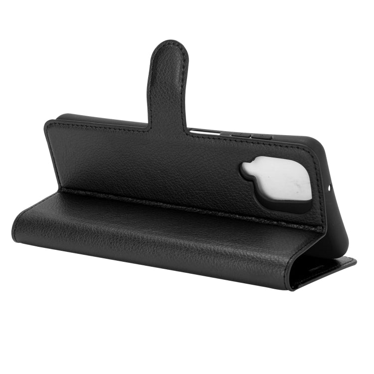 Per Samsung Galaxy A12 Litchi Texture Custodia protettiva a vibrazione orizzontale con supporto, slot per schede e portafoglio, For Galaxy A12