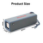 T&G TG271 Altoparlante Bluetooth subwoofer TWS con corda intrecciata, supporto USB/AUX/scheda TF/FM