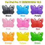 Custodia protettiva antiurto per bambini EVA stile staffa a farfalla, For iPad Air 2022 / 2020 10.9, For iPad Pro 11 (2020 / 2018)