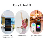 7W E27 RGBCW WIFI LED lampadina intelligente luce domotica intelligente senza fili