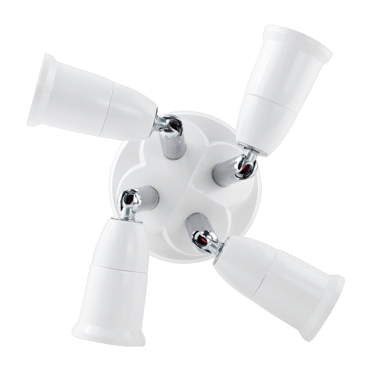 E27 a E27 Splitter LED regolabile portalampada adattatore convertitore presa portalampada, 1 In 1, 2 In 1, 3 In 1, 4 In 1, 5 In 1