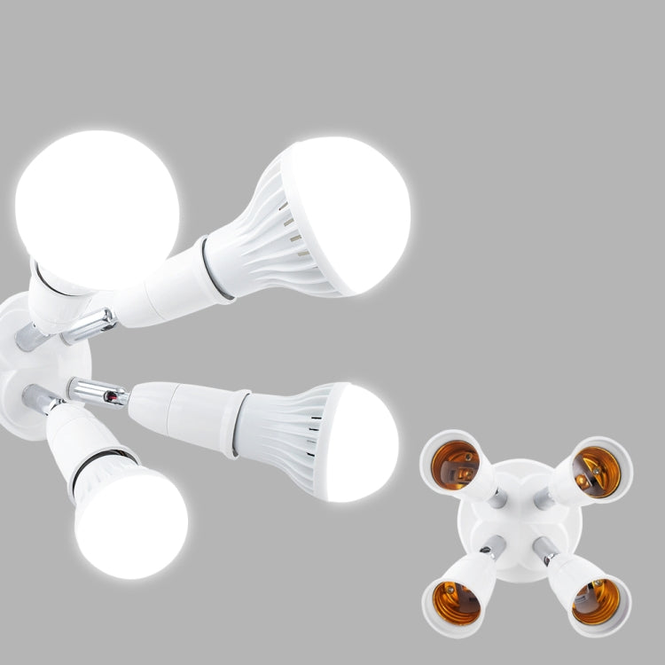 E27 a E27 Splitter LED regolabile portalampada adattatore convertitore presa portalampada, 1 In 1, 2 In 1, 3 In 1, 4 In 1, 5 In 1