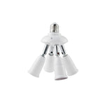 E27 a E27 Splitter LED regolabile portalampada adattatore convertitore presa portalampada, 1 In 1, 2 In 1, 3 In 1, 4 In 1, 5 In 1