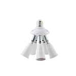 E27 a E27 Splitter LED regolabile portalampada adattatore convertitore presa portalampada, 1 In 1, 2 In 1, 3 In 1, 4 In 1, 5 In 1