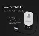 F960 CSR4.1 Auricolare Bluetooth antifurto con promemoria di vibrazione del chiamante con cavo retrattile, Black, White, Gold, Silver