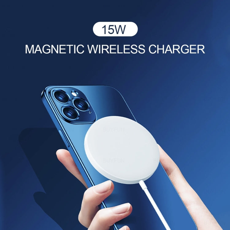 XJ-31 Caricabatterie wireless magnetico 2 in 1 da 15 W + set caricabatterie da viaggio PD 20 W USB-C / Type-C per iPhone serie 12, EU Plug, US Plug, UK Plug
