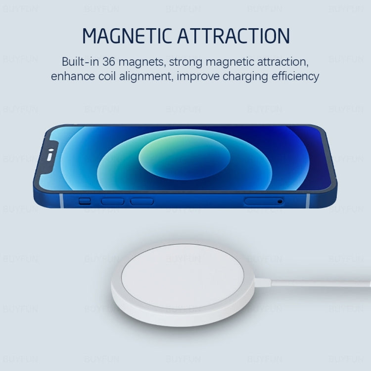 XJ-31 Caricabatterie wireless magnetico 2 in 1 da 15 W + set caricabatterie da viaggio PD 20 W USB-C / Type-C per iPhone serie 12, EU Plug, US Plug, UK Plug