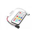 Controller LED RGB con telecomando RF a 21 tasti per striscia LED WS2812B WS2811