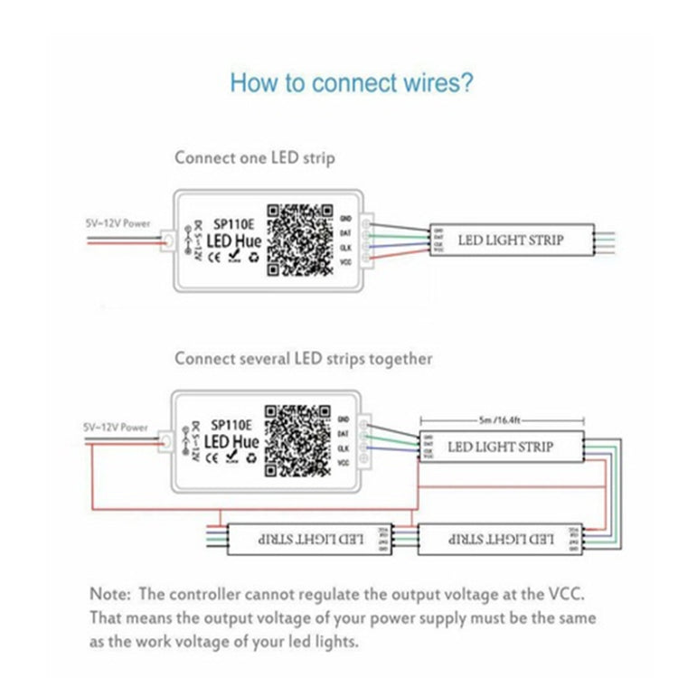 SP110E Bluetooth Regolatore di luce Pixel WS2811 WS2812B ws2812 dimmer SK6812 RGB RGBW APA102 WS2801 pixel Striscia Led IOS Android