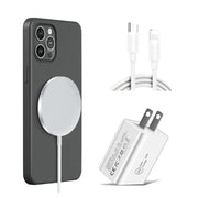 XJ-32 3 in 1 15 W di aspirazione magnetica Wreless Ricarica + PD 20 W USB-C / Type-C Ricarica da viaggio + Cavo di ricarica rapida da USB-C / Type-C a 8 pin per la serie iPhone, US Plug, EU Plug, UK Plug