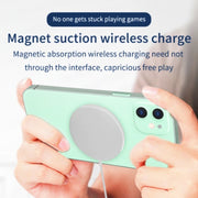 XJ-32 3 in 1 15 W di aspirazione magnetica Wreless Ricarica + PD 20 W USB-C / Type-C Ricarica da viaggio + Cavo di ricarica rapida da USB-C / Type-C a 8 pin per la serie iPhone, US Plug, EU Plug, UK Plug