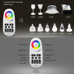 2.4G Miboxer Button Type RGBW RF Telecomando wireless a 4 zone LED per lampadina o striscia LED RGBW, FUT095, FUT096