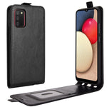 Per Samsung Galaxy A02s R64 Texture Custodia protettiva in pelle a vibrazione verticale singola con slot per schede e cornice per foto, For Galaxy A02s (EU Version)