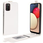 Per Samsung Galaxy A02s R64 Texture Custodia protettiva in pelle a vibrazione verticale singola con slot per schede e cornice per foto, For Galaxy A02s (EU Version)