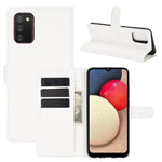 Per Samsung Galaxy A02s Litchi Texture Custodia protettiva a vibrazione orizzontale con supporto, slot per schede e portafoglio, For Galaxy A02s (EU Version), For Galaxy A02s