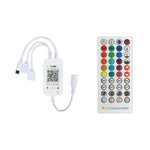 WiFi Smart 4 Pin RGB LED Strip Light Controller APP Remote Voice Control Funziona con Alexa Echo, 5-24V, WiFi 40-keys Controller, WiFi 24-keys Controller