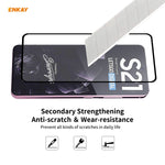 Per Samsung Galaxy S30 ENKAY Hat-Prince Full Glue 0.26mm 9H 2.5D Vetro temperato Copertura completa Supporto pellicola Sblocco impronte digitali, For Samsung Galaxy S21 5G (1 PC), 2pcsFor Samsung Galaxy S21 5G (2pcs), For Samsung Galaxy S21 5G (5pcs)  ...