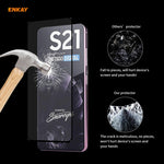 Per Samsung Galaxy S30 ENKAY Hat-Prince Full Glue 0.26mm 9H 2.5D Vetro temperato Copertura completa Supporto pellicola Sblocco impronte digitali, For Samsung Galaxy S21 5G (1 PC), 2pcsFor Samsung Galaxy S21 5G (2pcs), For Samsung Galaxy S21 5G (5pcs)  ...