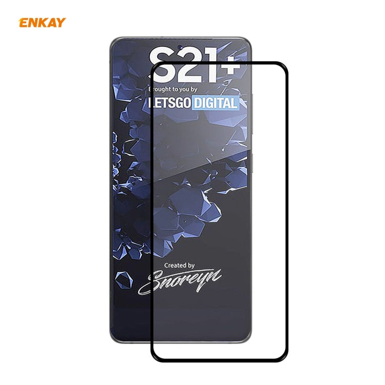 Per Samsung Galaxy S30 + ENKAY Hat-Prince Full Glue 0.26mm 9H 2.5D Vetro temperato Copertura completa Supporto pellicola Sblocco impronte digitali, 1pc, 2pcs, 5pcs, 10pcs