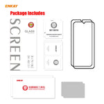 2 PZ ENKAY Hat-Prince Full Glue 0.26mm 9H 2.5D Pellicola a copertura totale in vetro temperato, For Huawei Nova 8 SE, For Samsung Galaxy A12(2 PCS), For OnePlus Nord N10 5G, For OnePlus Nord N100