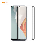 2 PZ ENKAY Hat-Prince Full Glue 0.26mm 9H 2.5D Pellicola a copertura totale in vetro temperato, For Huawei Nova 8 SE, For Samsung Galaxy A12(2 PCS), For OnePlus Nord N10 5G, For OnePlus Nord N100