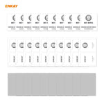 10 PZ ENKAY Hat-Prince Full Glue 0.26mm 9H 2.5D Pellicola a copertura totale in vetro temperato, For Huawei Nova 8 SE, For Samsung Galaxy A12, For OnePlus Nord N10 5G, For OnePlus Nord N100