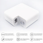 PD-87W 87W PD Adattatore di alimentazione per notebook USB-C / Type-C per MacBook Pro 15 pollici (A1706) / (A1707) / (A1708) / (A1719), EU Plug, US Plug, UK Plug, AU Plug