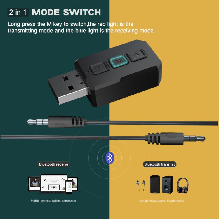 Adattatore audio Bluetooth USB RT02 per auto