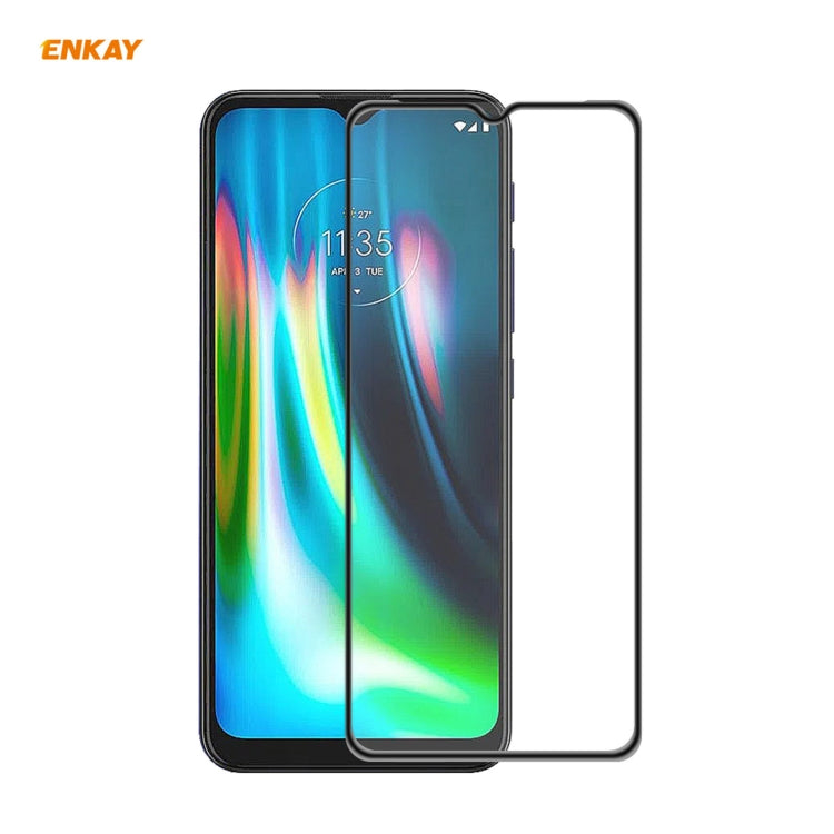 ENKAY Hat-Prince Protezione anticaduta per pellicola a schermo intero in vetro temperato con colla piena anti-caduta, For Motorola Moto G9 Plus, For Motorola Moto G9 / G9 Play, For Samsung Galaxy A12, For Xiaomi Mi 10T 5G