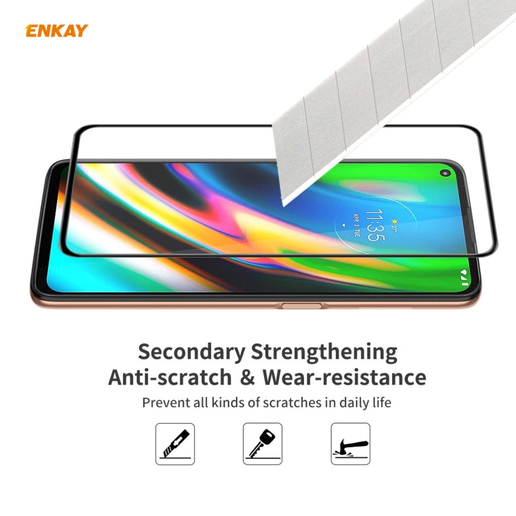 2 PZ ENKAY Hat-Prince Anti-drop Full Glue Vetro temperato Pellicola a schermo intero Protezione anti-caduta, For Motorola Moto G9 Plus, For Motorola Moto G9 / G9 Play, For Samsung Galaxy A12, For Xiaomi Mi 10T 5G