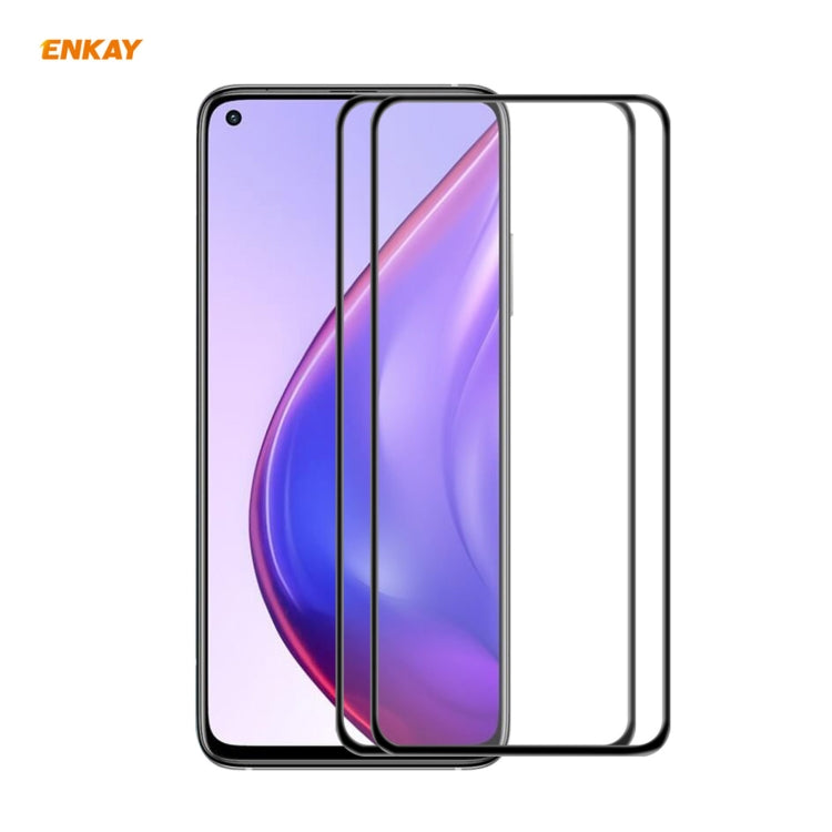 2 PZ ENKAY Hat-Prince Anti-drop Full Glue Vetro temperato Pellicola a schermo intero Protezione anti-caduta, For Motorola Moto G9 Plus, For Motorola Moto G9 / G9 Play, For Samsung Galaxy A12, For Xiaomi Mi 10T 5G