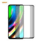 5 PZ ENKAY Hat-Prince Anti-drop Full Glue Vetro temperato Pellicola a schermo intero Protezione anti-caduta, For Motorola Moto G9 Plus, For Motorola Moto G9 / G9 Play, For Samsung Galaxy A12, For Xiaomi Mi 10T 5G