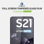 Pellicola in vetro temperato a schermo intero PINWUYO 9H 2.5D, For Samsung Galaxy S21 5G, For ViVO Y52s, For Samsung Galaxy S21+ 5G, For OnePlus 8T, For Samsung Galaxy A52, For Samsung Galaxy A72, For OPPO Reno5