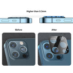 ENKAY Hat-Prince 9H Obiettivo fotocamera posteriore Pellicola in vetro temperato a copertura totale, For iPhone 12 mini, For iPhone 12, For iPhone 12 Pro, For iPhone 12 Pro Max
