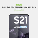Pellicola in vetro temperato a schermo intero MOFI 9H 2.5D, For OnePlus 8T, For Samsung Galaxy S21 5G, For Samsung Galaxy S21+ 5G, For Samsung Galaxy A52, For Samsung Galaxy A72