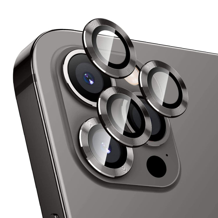 Per iPhone 12 Pro ENKAY Hat-Prince in lega di alluminio + copriobiettivo per fotocamera in vetro temperato
