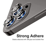 Per iPhone 12 Pro ENKAY Hat-Prince in lega di alluminio + copriobiettivo per fotocamera in vetro temperato