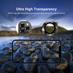 Per iPhone 12 Pro ENKAY Hat-Prince in lega di alluminio + copriobiettivo per fotocamera in vetro temperato