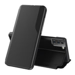 Display Laterale Custodia in Pelle Flip Orizzontale Magnetica Antiurto con Supporto, For Samsung Galaxy S21 5G, For Samsung Galaxy S21+ 5G, For Samsung Galaxy S21 Ultra 5G, For Samsung Galaxy A12