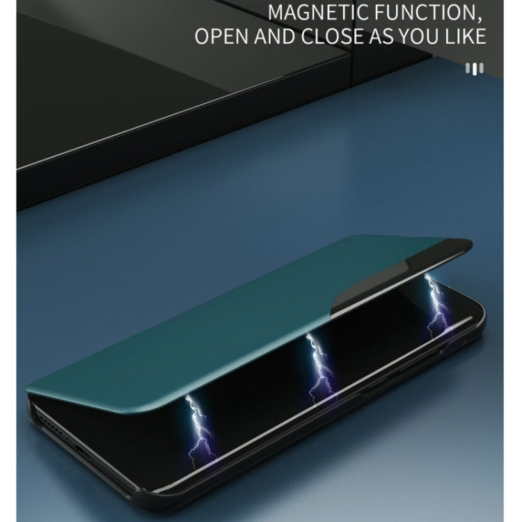 Display Laterale Custodia in Pelle Flip Orizzontale Magnetica Antiurto con Supporto, For Samsung Galaxy A32 5G, For Samsung Galaxy A52 5G