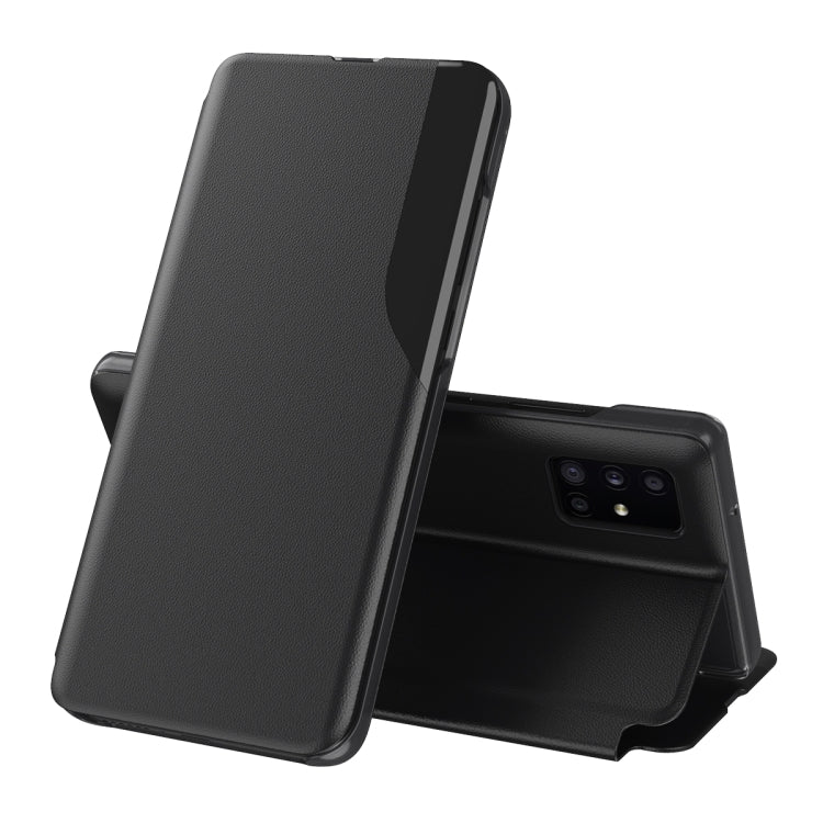 Display Laterale Custodia in Pelle Flip Orizzontale Magnetica Antiurto con Supporto, For Samsung Galaxy A32 5G, For Samsung Galaxy A52 5G