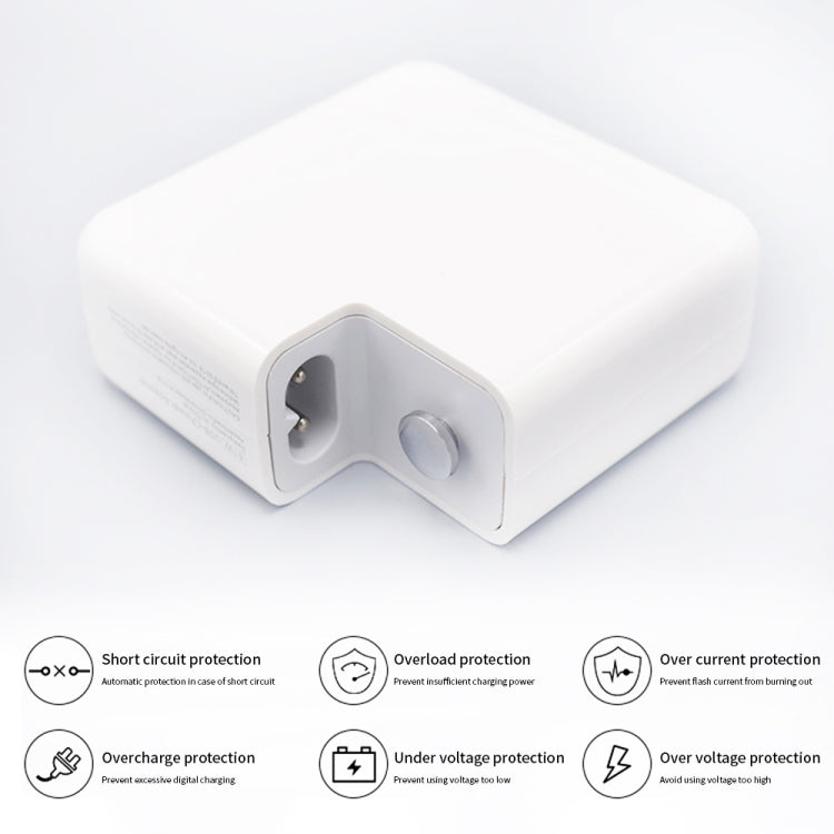 PD-96W 96W PD USB-C / Type-C Alimentatore per laptop per MacBook Pro 16 pollici (A2141), EU Plug, US Plug, UK Plug, AU Plug