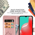 Custodia in pelle con protezione per telefono cellulare con fibbia in rilievo con chiusura a quattro foglie con cordino e slot per schede e portafoglio e funzione staffa, For Samsung Galaxy S21+ 5G, For Samsung Galaxy S21 5G                            ...