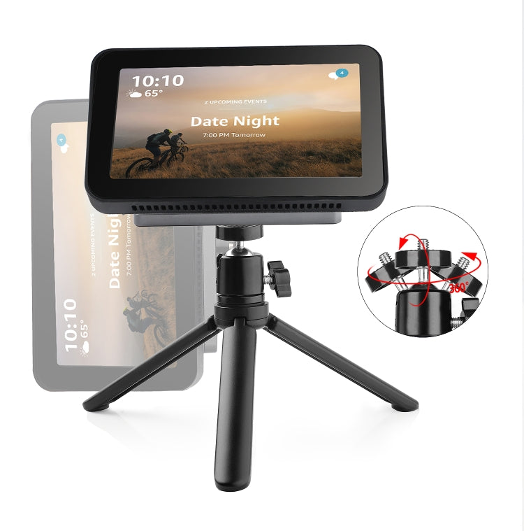 Per altoparlante intelligente con schermo Echo Show 8 con set di supporti magnetici rotanti regolabili a 360 gradi, For Echo Show 8