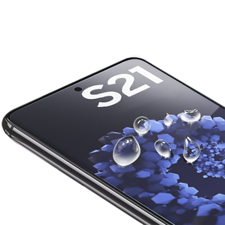 mocolo 0.33mm 9H 2.5D Full Glue Pellicola in vetro temperato, supporto sblocco impronte digitali, For Samsung Galaxy S21 5G, For Samsung Galaxy S21+ 5G