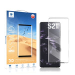 mocolo 0,33 mm 9H Pellicola in vetro temperato curvo a schermo intero 3D, supporto per sblocco delle impronte digitali, For Samsung Galaxy S21 / S30, For Samsung Galaxy S21+ / S30+, For Samsung Galaxy S21 Ultra/ S30 Ultra
