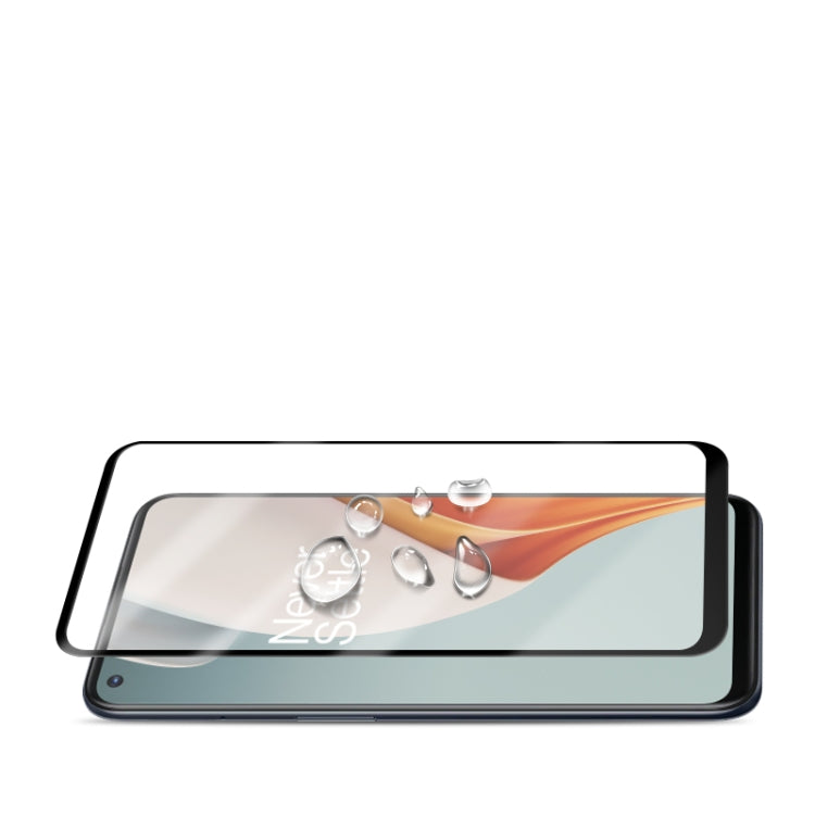 Per OnepPlus Nord N10 5G mocolo 0,33mm 9H Pellicola in vetro temperato a schermo intero curvo con colla 3D completa, For OnepPlus Nord N10 5G