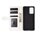 Per Samsung Galaxy A52 5G R64 Texture Custodia protettiva a vibrazione orizzontale singola con supporto e slot per schede e portafogli e cornice per foto, For Samsung Galaxy A52 5G
