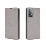 Per Samsung Galaxy A52 5G Custodia in pelle con ventosa magnetica per affari retro-pelle con supporto, slot per carte e portafoglio, For Galaxy A52 5G