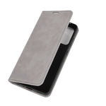Per Samsung Galaxy A52 5G Custodia in pelle con ventosa magnetica per affari retro-pelle con supporto, slot per carte e portafoglio, For Galaxy A52 5G